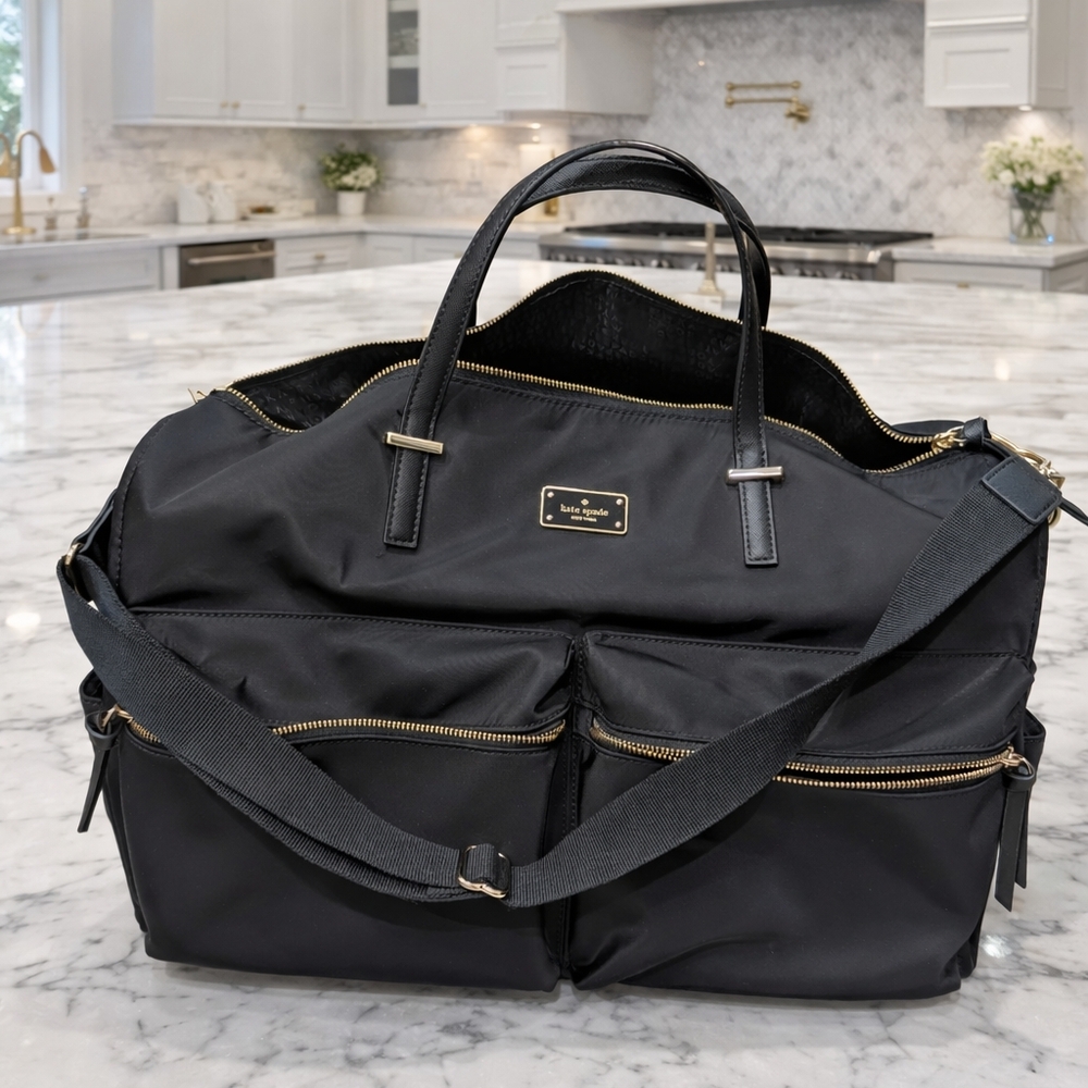 Kate Spade Black Men's Duffel Bag